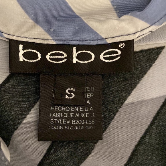 Wrap around BEBE DRESS geometric pattern - Picture 4 of 7